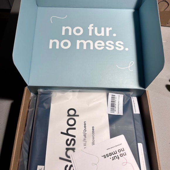 Slashop Queen Duvet and Sheet Set in Blue - Picture 3 of 5